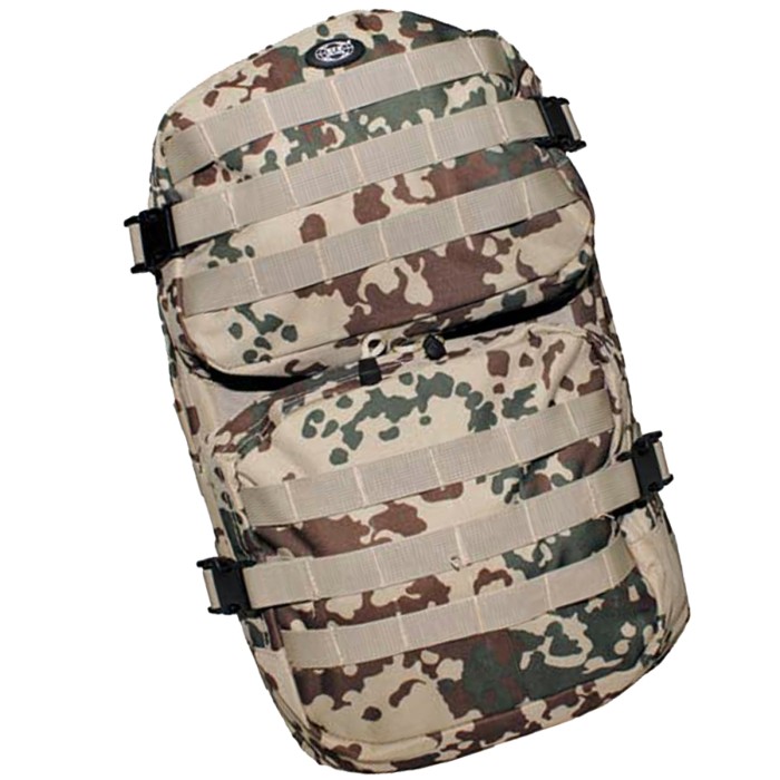 US Rucksack mit Reißverschluss